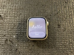 Apple Watch Series 9 41mm Aluminum Case 64GB  GPS ION-X GLASS - Starlight - Picture 1 of 13