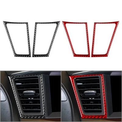 Carbon Fiber Center Console Vent Cover For Infiniti JX35 QX60 - Image 1 of 4