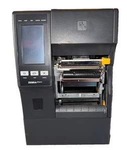 Zebra ZT411 Label Printer 4" Thermal Transfer 300dpi USB Ethernet Peeler Rewind - Picture 1 of 8