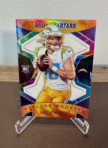 Panini Rookies & Stars 2020 Justin Herbert Stellar Rookies #SR-3 blanco radiocontrol - Imagen 1 de 2