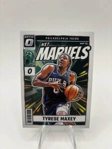 2024-25 Donruss Optic Tyrese Maxey Net Marvels Insert 76ers #19 - Picture 1 of 2