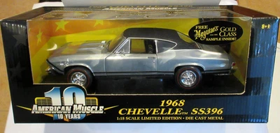 ERTL 1:18 AMERICAN MUSCLE 10 YEARS ~RAW CHASE 1968 CHEVELLE SS 396~ NEAR MINT ~ - Image 1 of 4