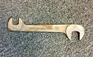 BONNNEY FORGE & TOOL CROMO VANADIO (CV) 11/16, 9/16, PAT. 2027C, USA, VINTAGE - Foto 1 di 7