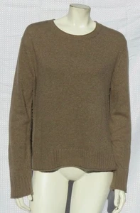 $195 Jenni Kayne US Women’s M Taupe Wool Cashmere Pullover Everyday Sweater Top - Picture 1 of 8