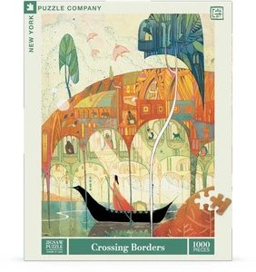 Crossing Borders 1000 Piece Jigsaw Puzzle NYPC New - Picture 1 of 3
