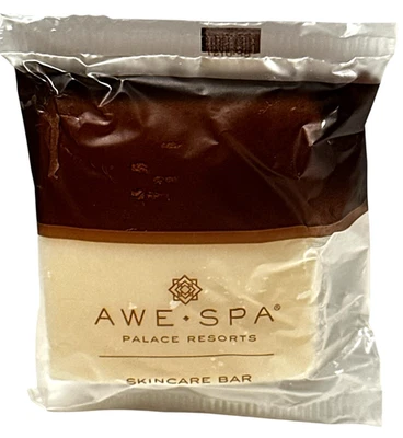 AWE SPA Palace Resorts Mexico Travel Size Skincare Bar Soap Curved Square - Image 1 of 4