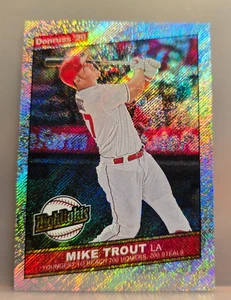 Mike Trout - 2020 Panini Donruss - Highlights #H-10 - Rapture - Picture 1 of 2