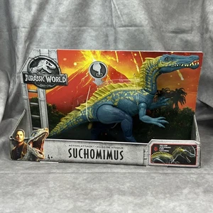 2017 Mattel Jurassic World JW Action Attack Suchomimus Dinosaurier versiegelt B11 - Bild 1 von 11