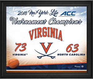 Virginia Cavaliers Framed 20x24 2018 ACC Mens Basketball Tourney Champs Collage - Picture 1 of 1