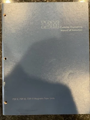 IBM 729 II, III, IV Magnetic Tape Units Engineering Manual 1961 - Image 1 of 4
