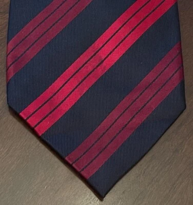 Винтажная Bergamo New York Executive Collection Красный Черный 100% Сделано в Корее - Изображение 1 из 4