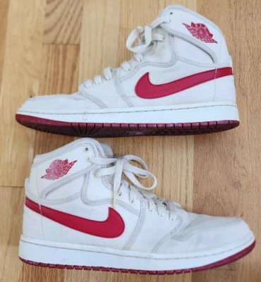 Nike Air Jordan 1 Retro 2009 AJKO Sail Blanco Rojo Talla 9 Leer Descripción* Foto 1 de 4