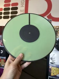 Glow in the Dark with BLACK Halo 12" Serato Control Vinyl (Pair): Only Available - Picture 1 of 2