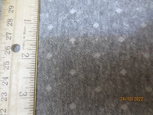 28" x 58" wide Gray Polka Dots 1 way stretch vintage knit fabric - - Picture 1 of 3