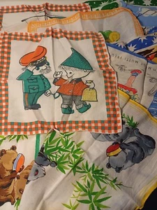 ORIGINAL DDR 9 x Kindertaschentücher Sandmann Märchen + 1 Großes Schlaftuch - Bild 1 von 14