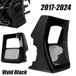 Cubierta de barbilla del radiador del alerón delantero para Harley Road King Electra Glide 2017-2024 - Imagen 1 de 10