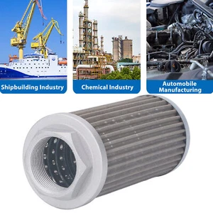 Oil Filter Element Tubular Connection Hydraulic Suction Valve Metal Mesh Oil - Picture 1 of 12