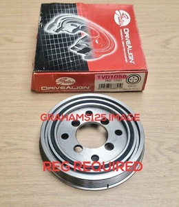 CRANKSHAFT BELT PULLEY FITS FORD COURIER ESCORT MK7 FIESTA MK4 GATES TVD1058 - Picture 1 of 13