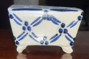 Antiguo ladrillo flor loza holandesa de Delft - Imagen 1 de 6