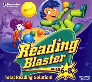 Reading Blaster Age 6-8 Edutainment for Adventurous Minds PC Software Sealed New - Picture 1 of 5
