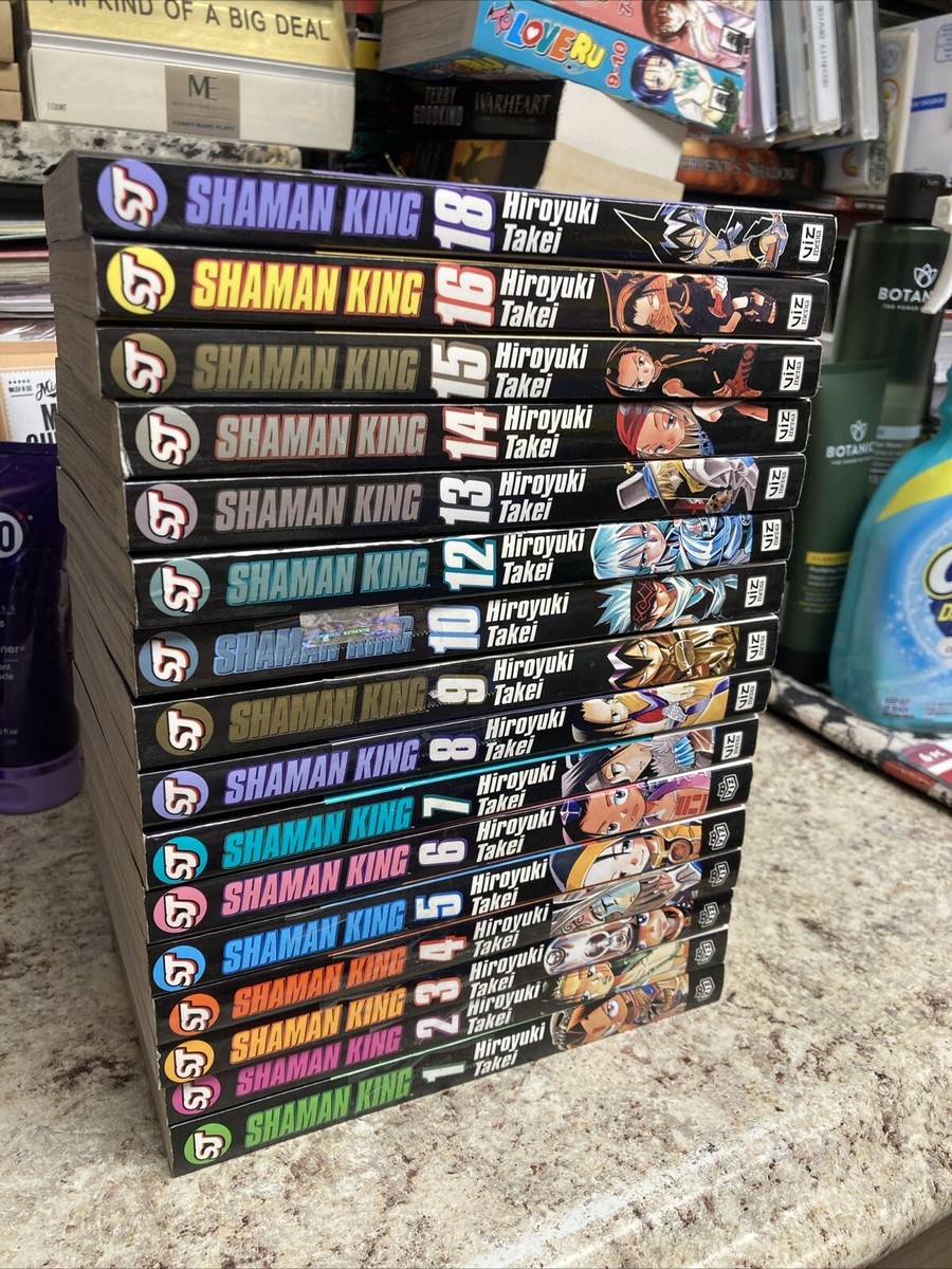 Shaman King Manga English! 1-18 Missing 11 & 17 ! Excellent