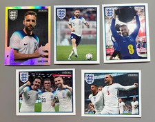 LUKE SHAW (Batch Of 5 Stickers) #7 & #31-34 - One England Panini 2023 Collection