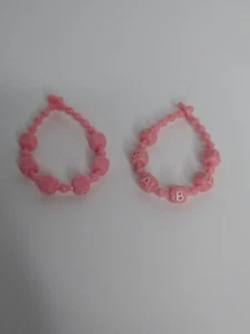 Vintage My Little Pony rosa und weiß Baby Halskette Accessoire Zwillinge G1 Ponys - Bild 1 von 7