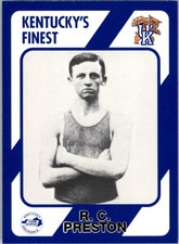 1989-90 Kentucky Collegiate Collection #228 R.C. Preston