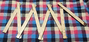 Vintage Lufkin Rule Co No. 1206 Aluminum Folding Ruler with Brass Joints 72" - Picture 1 of 2