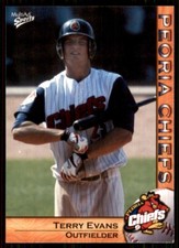 2004 MultiAd Peoria Chiefs Terry Evans Peoria Chiefs #25