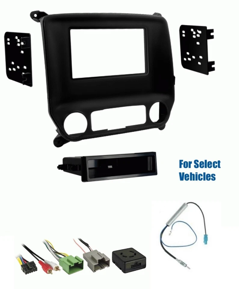 Kit de cable para tablero de radio estéreo de auto para algunos Chevrolet Silverado GMC Sierra 2014-2018 Foto 1 de 1