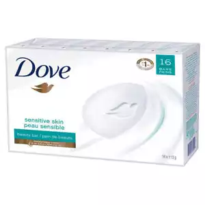 Dove Feuchtigkeitscreme Seife empfindliche Haut unparfümierte Riegel 106 g/3,75 oz/riegel - Bild 1 von 5