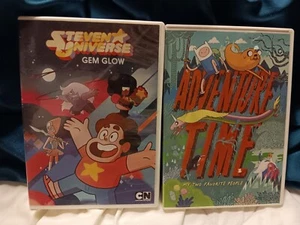 Adventure Time My Two Favorite People & Steven Universe Gem Glow DVDS - Picture 1 of 1