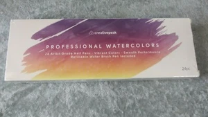 Creativepeak Professional Watetcolors 24 artist grade half pans - Picture 1 of 2