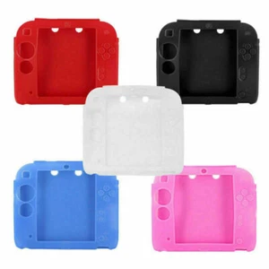 1/2 Stck. Schutz Weich Silikon Gummi Gel Haut Hülle Cover Skin für Nintendo 2DS - Bild 1 von 48