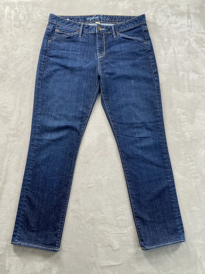 Pantalones de mezclilla para mujer Agave Nectar 31 (actual 34x28) relax rectos Athena Flex EE. UU. Foto 1 de 4