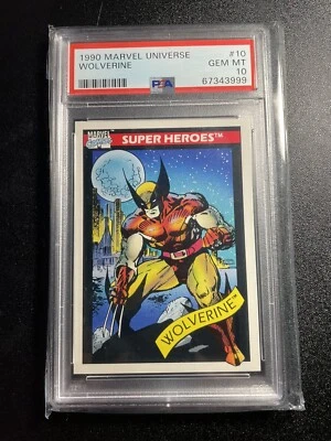 1990 Marvel Universe Wolverine #10 PSA 10 GEM MINT - Image 1 of 2