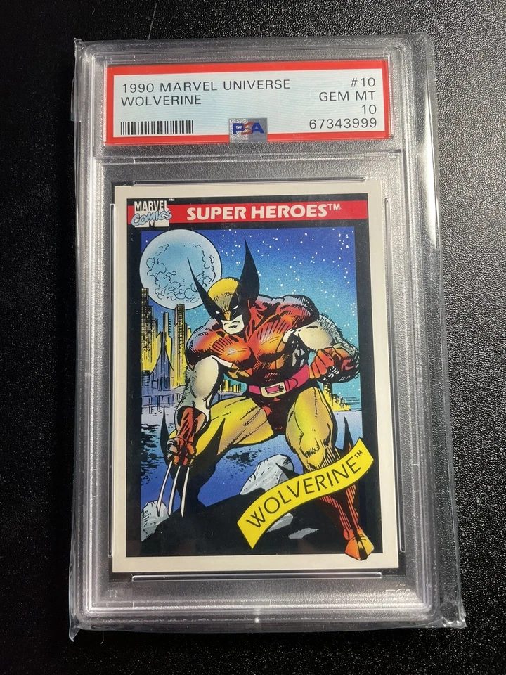 1990 Marvel Universe Wolverine #10 PSA 10 GEM MINT - Image 1 of 2