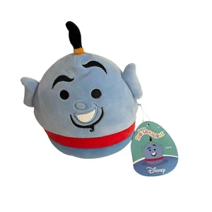 Peluche Squishmallow Disney Aladdin Genio Peluche 7" Blu Nuovo con etichette Kellytoy - Foto 1 di 9