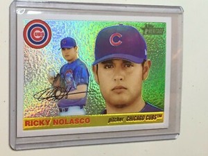 F41205  2004 Topps Heritage Chrome Refractors #THC96 Ricky Nolasco /555 Cubs