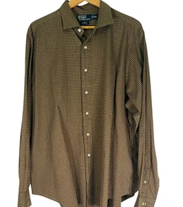 Polo Ralph Lauren Herren Hemd XL 17,5 Braun Estate Classic Fit Kragen - Bild 1 von 5