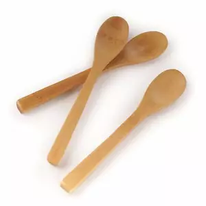 BambooMN 6.25" Solid Bamboo Teaspoon - Picture 1 of 4