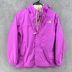 The North Face Purple Dryvent Full Zip Hooded Rain Jacket Girl's Sz XL - Picture 1 of 4