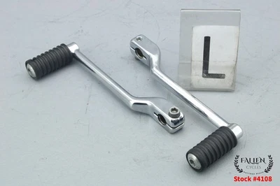 2010 Harley Softail Fatboy Transmission Gear Shift Lever + Peg Set CHROME #4108 - Image 1 of 4
