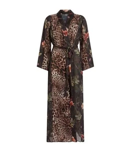 All Saints Elsa Kuroyuri Multi Print Kimono 6 - Picture 1 of 6