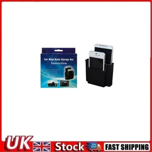 Scatola portaoggetti in plastica per telefono con presa d'aria per auto - organizer 8,5x10x3,5 cm - Foto 1 di 2