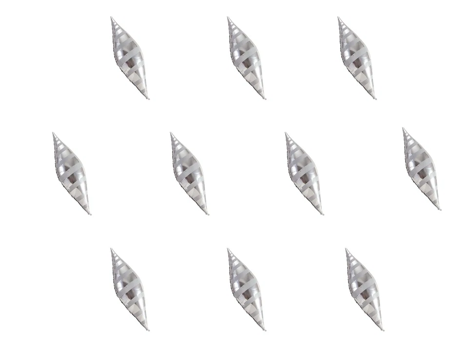 10x Palloncino ad Aria Elio Festa di Compleanno Bambino Natale Argento - Immagine 1 di 1