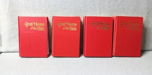 Great Hymns of the Faith Hymnbooks, Singspiration Music, Set of Four, Red Cover - Picture 1 of 6
