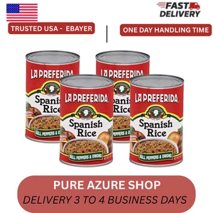 4er Pack DOSEN La Preferida Spanischer Reis mit Paprika & Zwiebeln 15 Unzen Dose - Bild 1 von 4