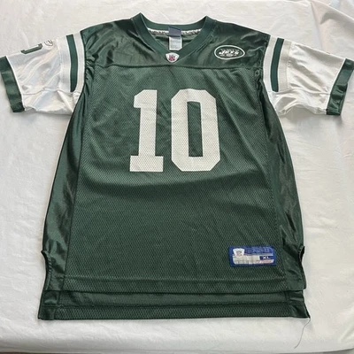 Camiseta deportiva vintage Reebok NFL New York Jets Chad Pennington #10 YOUTH XL verde Foto 1 de 4